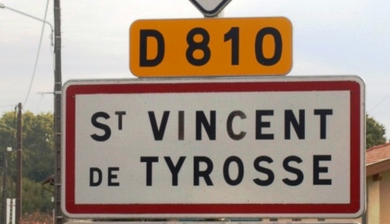 Panneau Saint Vincent de Tyrosse